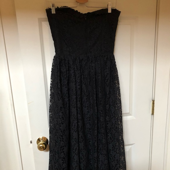 Vintage Tea Length Lace Dress - Picture 2 of 3